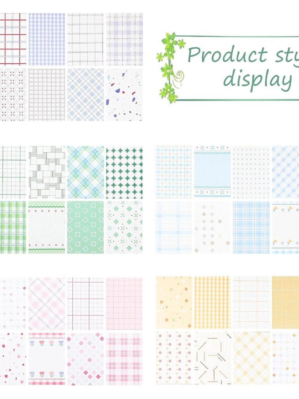 500 Sheets Vintage DIY Scrapbook Aesthetic Paper Supplies Decorative Paper Mater - Picture 4 of 7